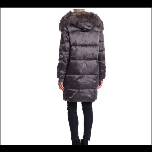 Jessica Simpson Faux Fur Trim Puffer Coat - Picture 2 of 6